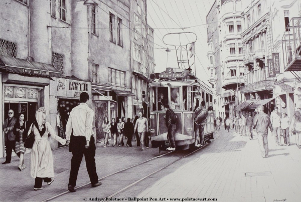 Фотореалистичная живопись шариковой ручкой от Андрея Полетаева Фотореалистичная живопись шариковой ручкой от Андрея Полетаева