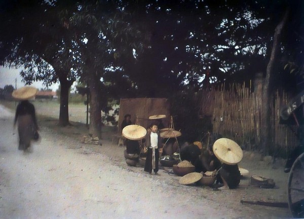 Вьетнам 1915 года на цветных фото