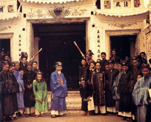Вьетнам 1915 года на цветных фото