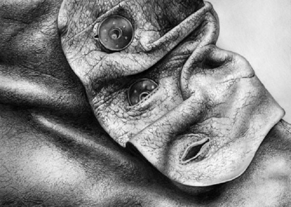 Проект &laquo;Плоть&raquo;: реалистичные рисунки Кэт Райли исследуют тему тела и прикосновений
