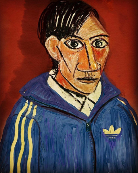 Ван Гоп и другие: герои мировых шедевров живописи примерили олимпийки Adidas