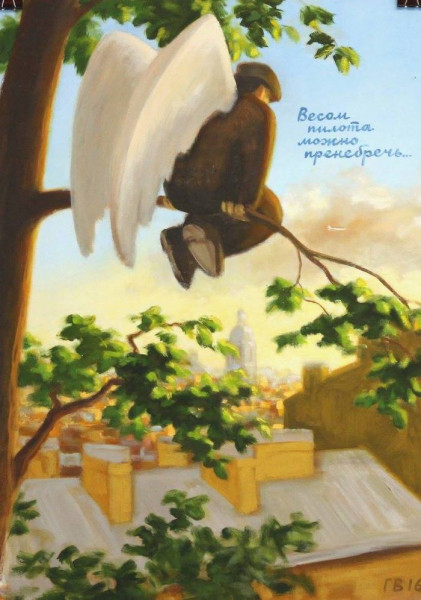Василий Голубев: художник, пишущий на картинах