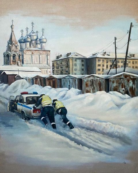 Уходящая натура: город и его жители глазами художницы Саши Володиной