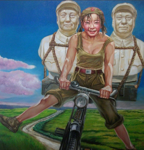 Девушки в армии Китая &mdash; Сексуальная живопись Ху Минь