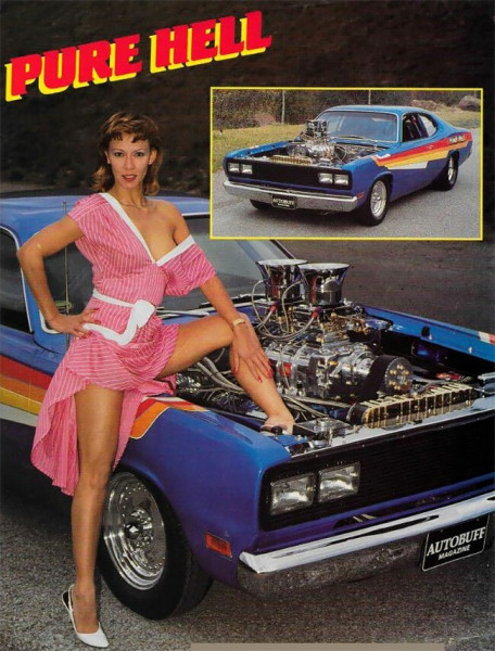 Девушки и тачки 80-х, коллекция фотографий культового журнала Autobuff