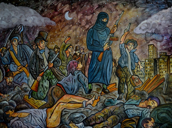 Омский художник Никита Поздняков, красные йоги и необычная повседневность