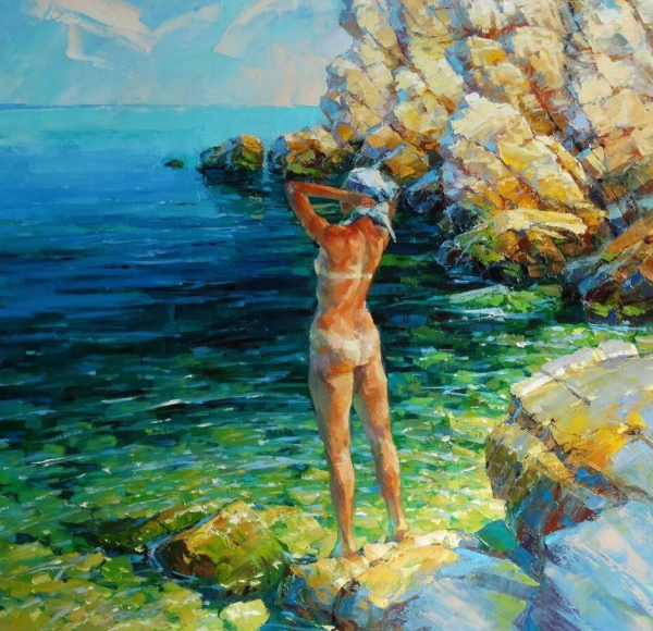 Пляжные истории крымского художника Димитрия Николаева
