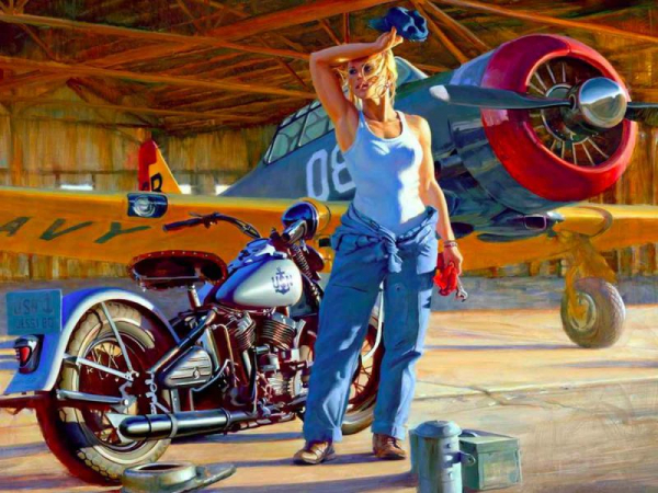 Бог мото-арта Дэвид Уль и его красотки Harley-Davidson Бог мото-арта Дэвид Уль и его красотки Harley-Davidson
