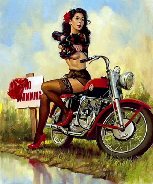 Бог мото-арта Дэвид Уль и его красотки Harley-Davidson Бог мото-арта Дэвид Уль и его красотки Harley-Davidson