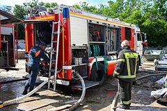 В российском курортном городе вспыхнул крупный природный пожар