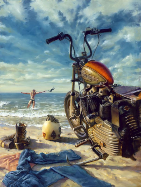 Бог мото-арта Дэвид Уль и его красотки Harley-Davidson Бог мото-арта Дэвид Уль и его красотки Harley-Davidson