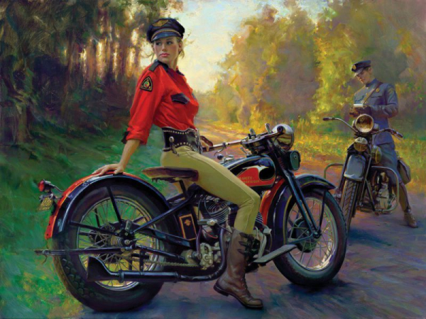 Бог мото-арта Дэвид Уль и его красотки Harley-Davidson Бог мото-арта Дэвид Уль и его красотки Harley-Davidson
